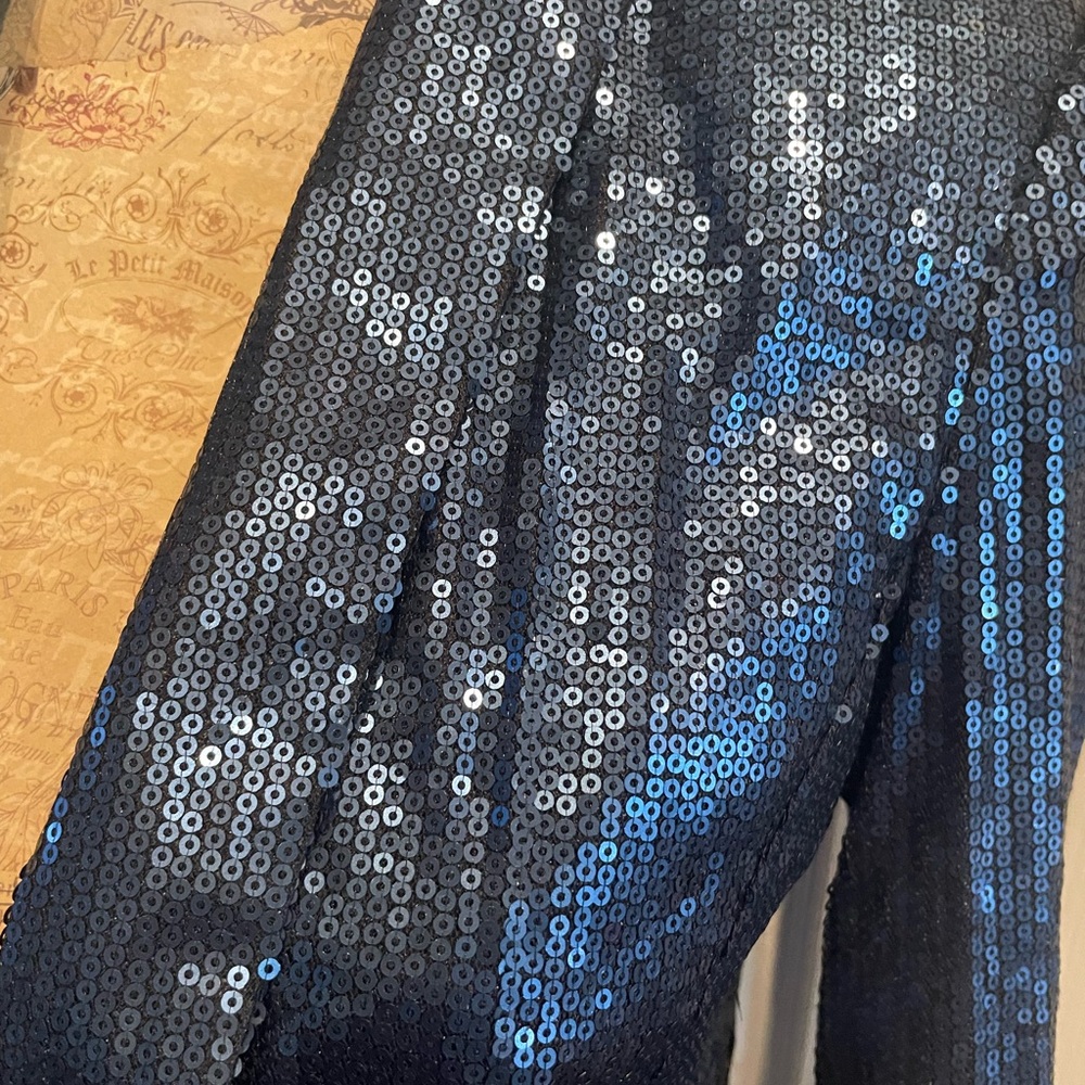 Forever 21 Midnight Sequin Blazer - Picture 2 of 5
